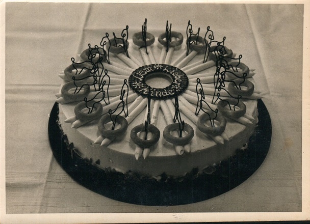 een taart zoals op de jaarlijkse tentoonstelling te zien was Foto van Robert Min 