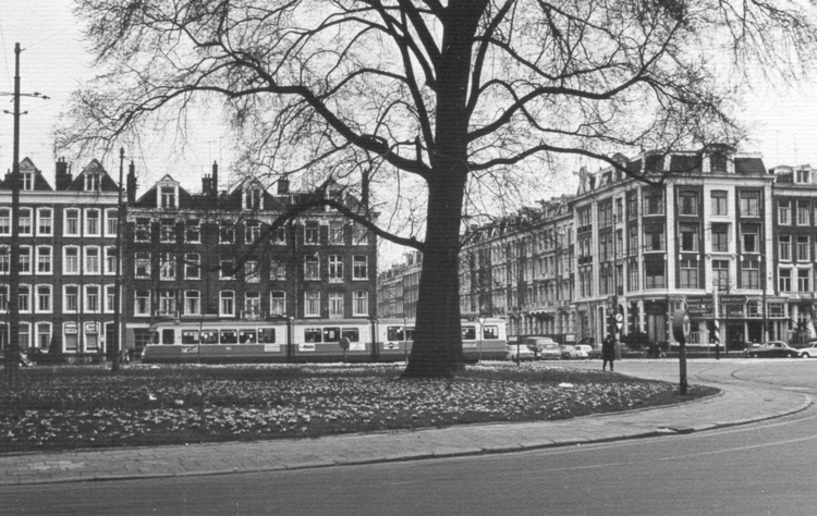  De Commelinstraat vanaf de Linnaeusstraat, lente 1970 