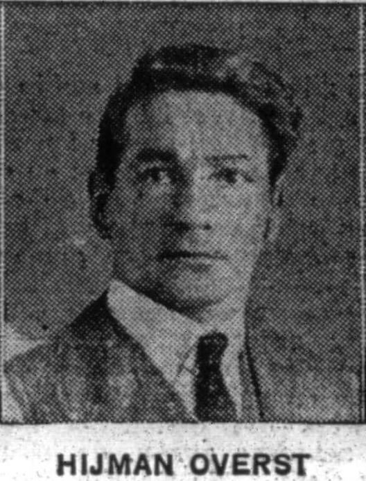 Hijman Overst. Afbeelding afkomstig uit: Het Volk, dagblad voor de arbeiderspartij van 31 dec. 1927 (Historische kranten KB). 