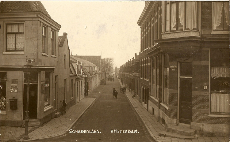 Schagerlaan - 1925 .<br />Foto: Jo Haen 