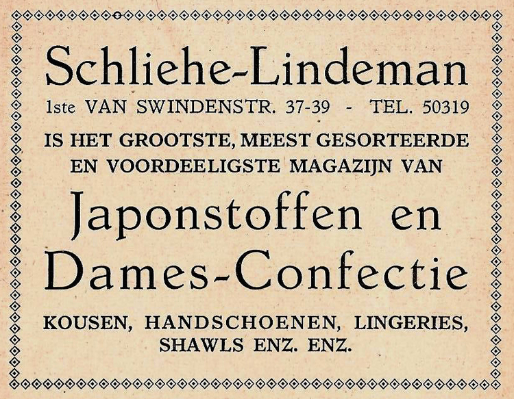 1e van Swindenstraat 37 - 39 - 1926  