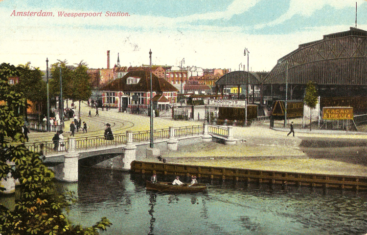 Weesperpoortstation - 1912 .<br />Foto: Jan van Deudekom 