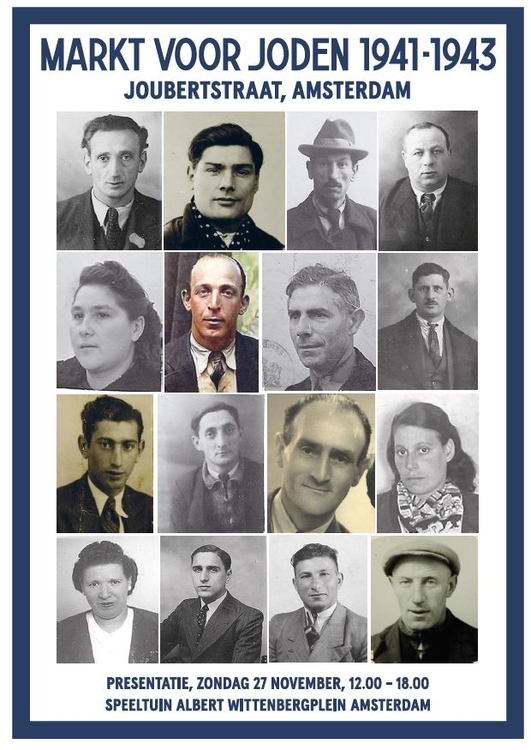 Flyer van de bijeenkomst: Markt voor Joden 1941 – 1943  